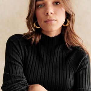 Sezane Charly Jumper Black - Size M